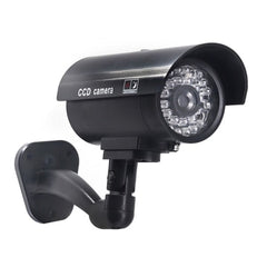 Fake Dummy CCTV Camera Bullet Waterproof Outdoor Indoor Security Surveillance Camera Solar With Led Light Free Shipping