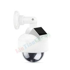 Fake Dummy CCTV Camera Bullet Waterproof Outdoor Indoor Security Surveillance Camera Solar With Led Light Free Shipping