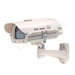 Fake Dummy CCTV Camera Bullet Waterproof Outdoor Indoor Security Surveillance Camera Solar With Led Light Free Shipping