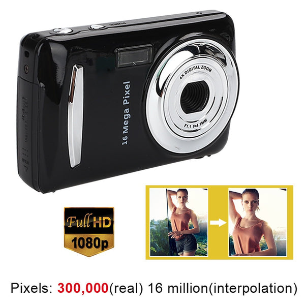 New Black Ultra Photo Camera 16MP Ultra-clear HD Digital Camera DVR 1080P Mini HD Camera Precise Video Recorder Camera DVR
