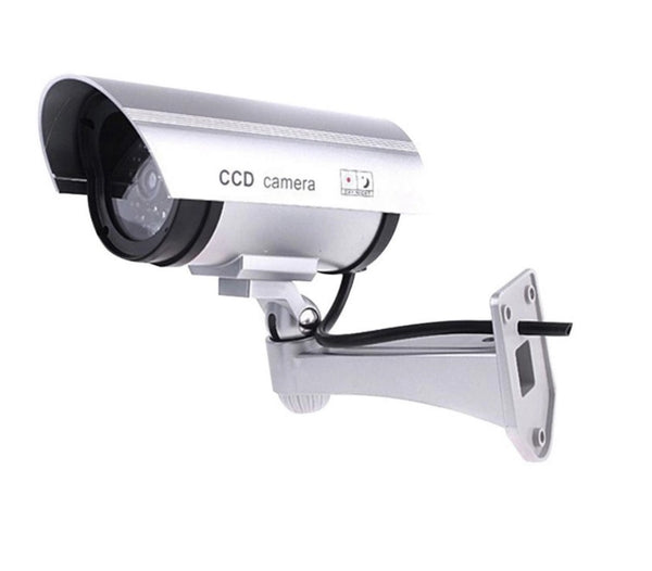 Inesun Fake Security Camera Bullet Dummy Surveillance CCTV Camera Outdoor Indoor with LED Light