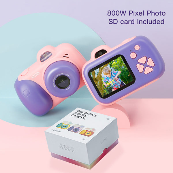 Beiens Kids Camera Toys Baby Cool Digital Photo Camera Children Educational Toy 12 Languages 32G Supported Birthday Gifts
