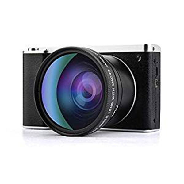 Digital Camera Vlogging Camera 4.0 Inch Touch Monitor 24MP FHD 1080P Wide Angle Lens Camera 8X Digital Zoom Camera