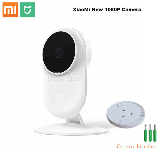 Original Xiaomi Mijia New 1080P IP Camera 130 Degree FOV Night Vision 2.4Ghz Dual-band WiFi Xiaomi Home Kit Security Monitor