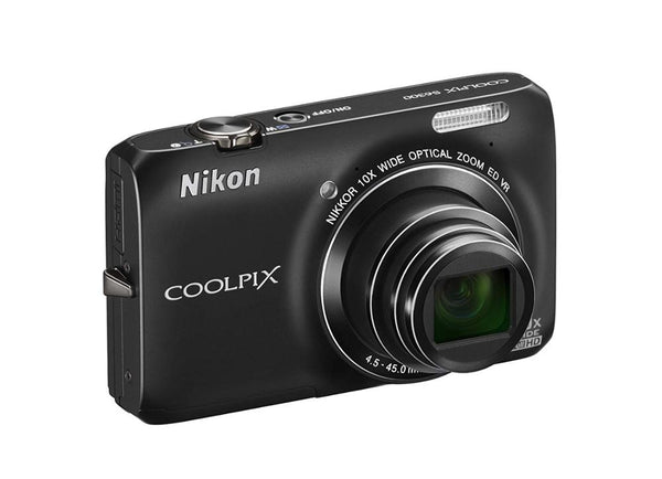 USED Nikon COOLPIX S6300 16 MP Digital Camera with 10x Zoom NIKKOR Glass Lens and Full HD 1080p Video