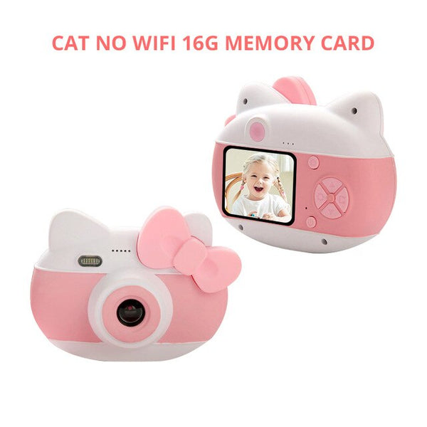 Real Children's Camera HD 1080P WIFI Transmission Video Mini Digital Camera 16G/32G 2 Inch Screen Selfie Camcorder Baby Kids Toy