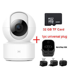 Xiaomi Mijia Xiaobai Smart Home IP Camera 1080P HD WiFi 360 Angle Cam AI Detection Night Vision Monitor Pan-tilt Webcam