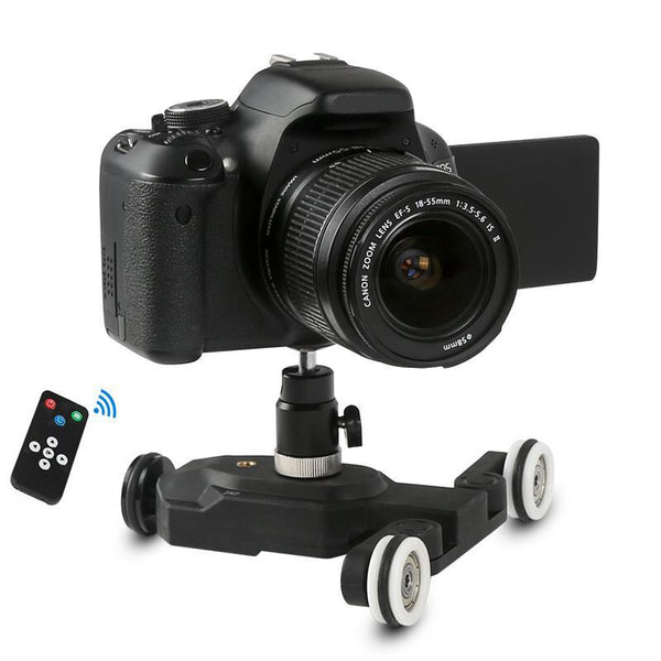 3-Wheels Wirelesss Video Camera Auto Dolly Track Slider Dolly Car Track Rail For DSLR Cameras Camcorders iPhone R25