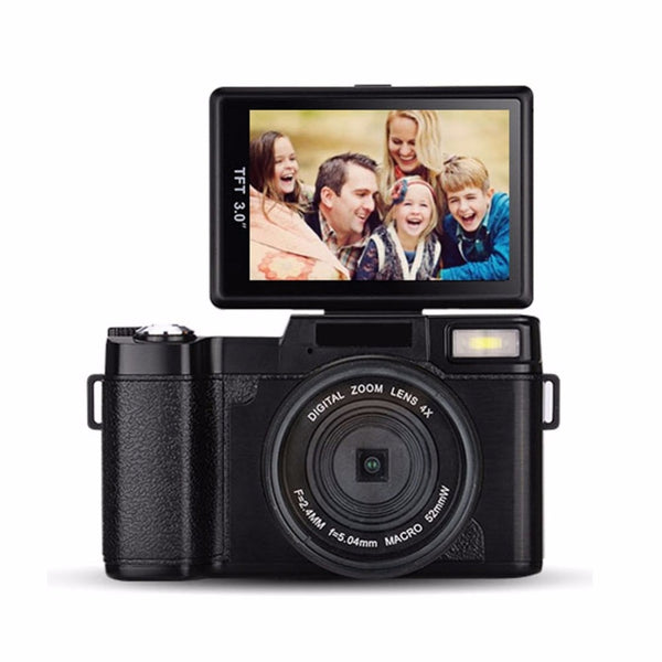 Newest Full HD1920x1080 Dslr Similar Digital Camera Max 24MP Mini Camera With dslr Rotatable Screen Changeable Lens
