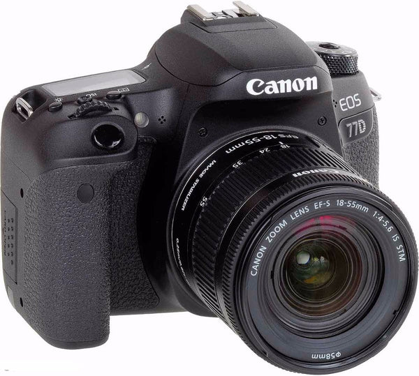 Canon EOS 77D DSLR Camera body with 18-55mm Lens