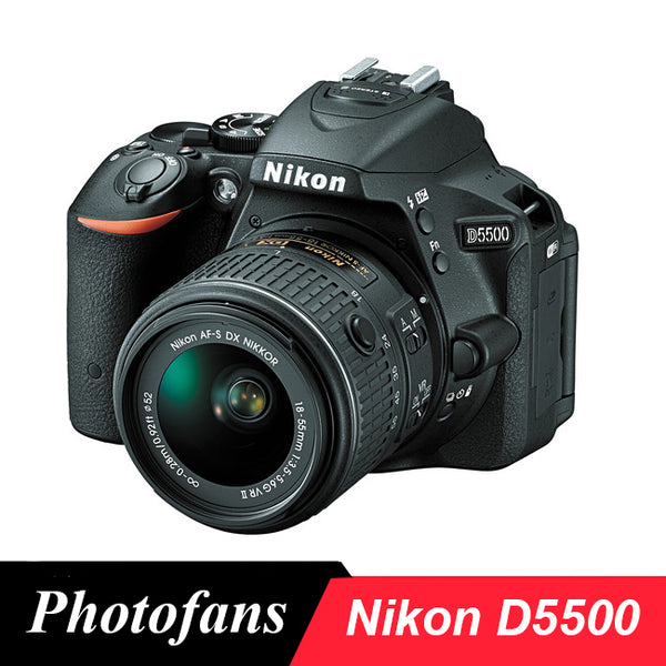 Nikon  D5500 DSLR Camera with 18-55mm Lens 24.2MP DX-Format, Video, Vari-Angle Touchscreen,Wi-Fi (Brand New)
