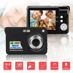 Children Portable Mini Camera 2.7" 720P 18MP 8x Zoom TFT LCD HD Digital Camera Video Camcorder DV Anti-Shake Photo For Kids Gift