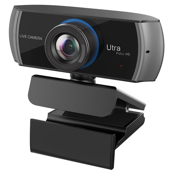 HD Webcam Built-in Dual Mics Smart 1080P Web Camera USB Pro Stream Camera for Desktop Laptops PC Game Cam For Mac OS Windows10/8