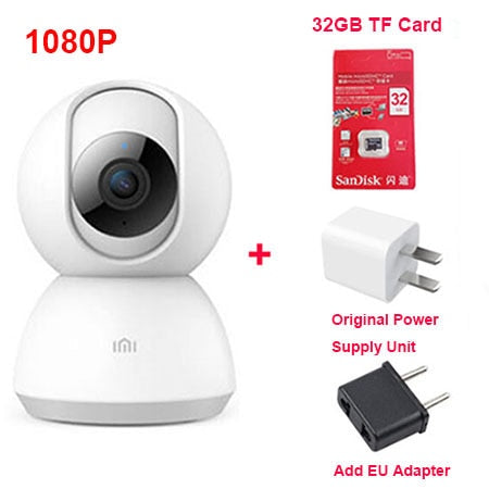 Updated Version 2019 Xiaomi IMI Smart Camera Webcam 1080P WiFi Pan-tilt Night Vision 360 Angle Video Camera View Baby Monitor